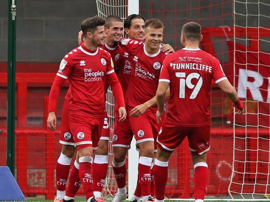 Max Watters scores again as Crawley upset AFC Wimbledon in FA Cup