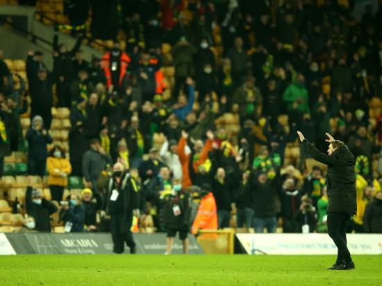 Daniel Farke felt fans played part in late Norwich win over Sheffield Wednesday