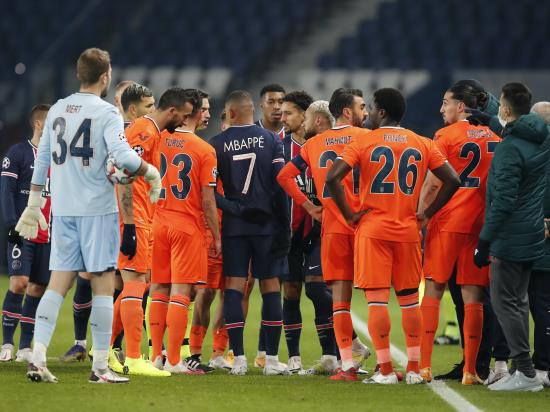 PSG and Istanbul Basaksehir walk off as fourth official is accused of racism