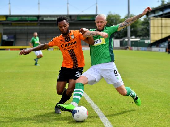 Yeovil move off the bottom after maiden win at Bromley