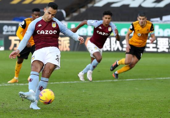 Anwar El Ghazi snatches Villa win with injury-time penalty at Wolves