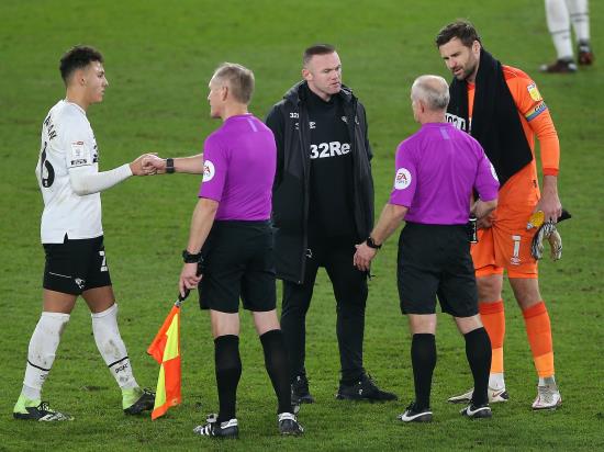 Wayne Rooney aggrieved with penalty decision as Derby draw with Stoke