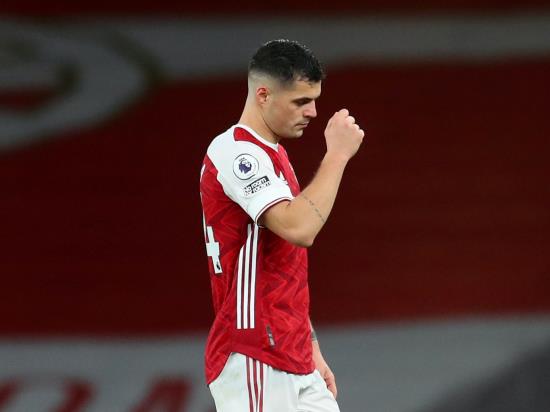 Granit Xhaka suspended as Arsenal take on Southampton