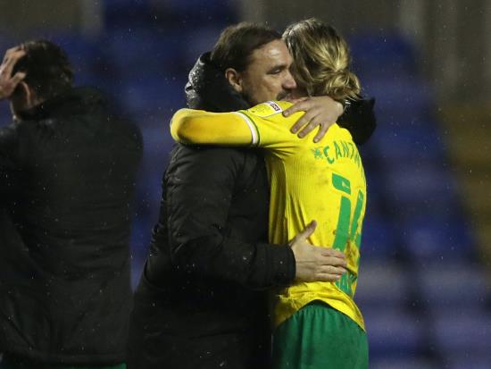 Norwich head coach Daniel Farke got more than he bargained for at Reading
