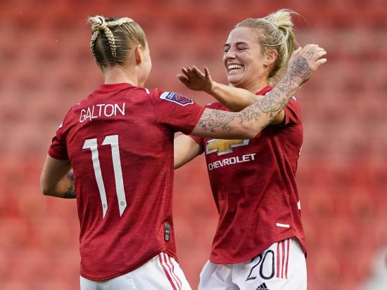 Leah Galton and Tobin Heath help leaders Manchester United to victory