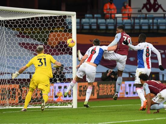 Ten-man Aston Villa prove too strong for Crystal Palace