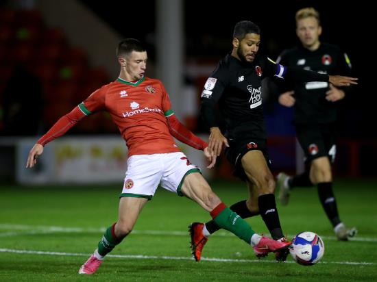 Walsall likely to be without Rory Holden again for Carlisle’s visit