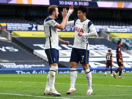 Harry Kane and Son Heung-min combine again as Spurs see off Leeds