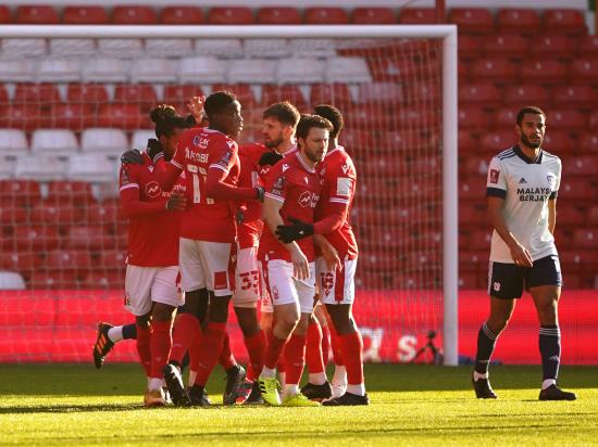 Lyle Taylor’s early strike sends Nottingham Forest into FA Cup fourth round
