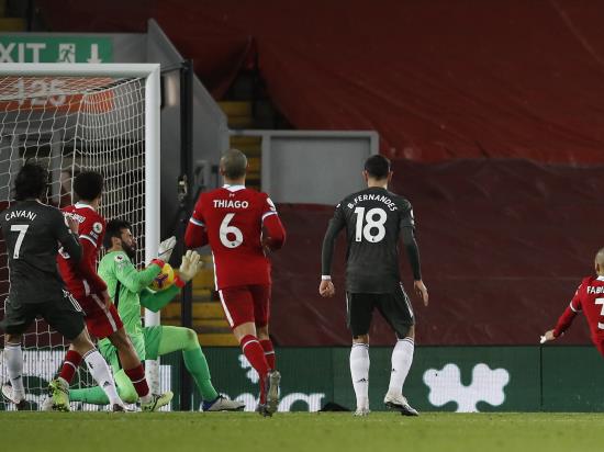 Alisson Becker preserves a point for Liverpool in Manchester United stalemate