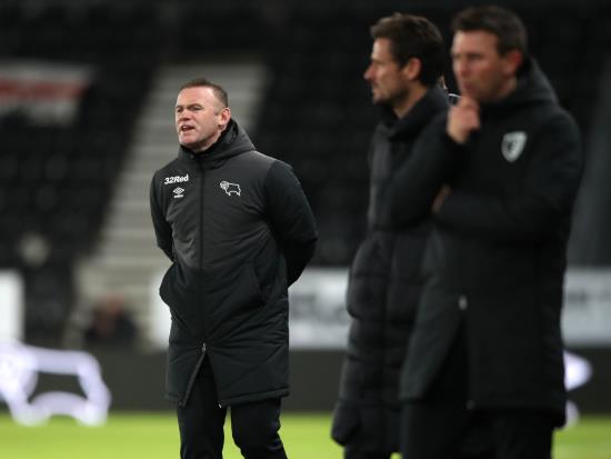 Wayne Rooney credits players after earning his first win as permanent Derby boss