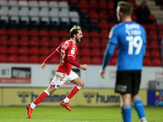 Andrew Shinnie’s late equaliser earns Charlton a draw against Swindon
