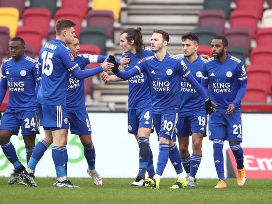 Leicester come from behind to knock Brentford out of FA Cup