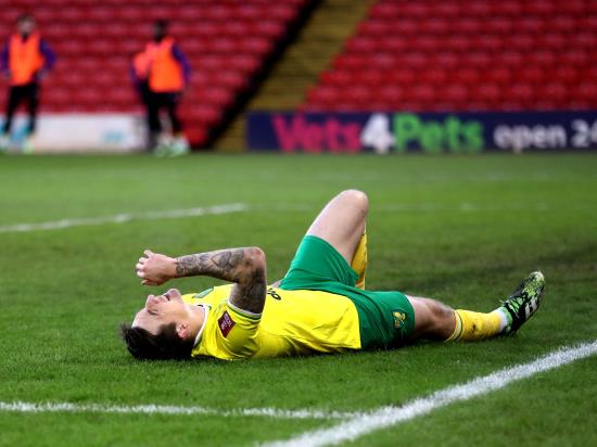Norwich without Jordan Hugill against Middlesbrough
