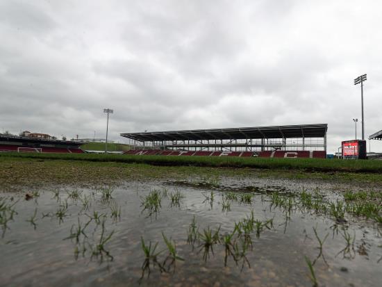 Northampton-Wigan off due to waterlogged pitch