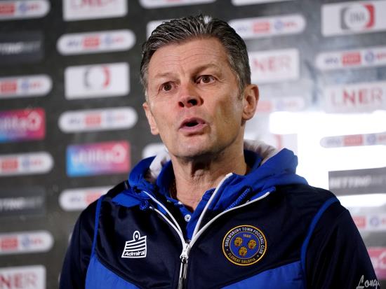 Shrewsbury boss Steve Cotterill remains sidelined with Covid-19 for Crewe clash
