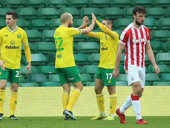 Norwich reclaim top spot in Championship after breezing past Stoke