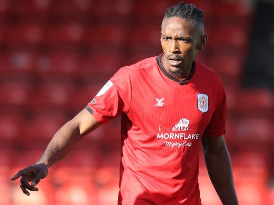 Omar Beckles on target as Crewe ease to win over 10-man Accrington