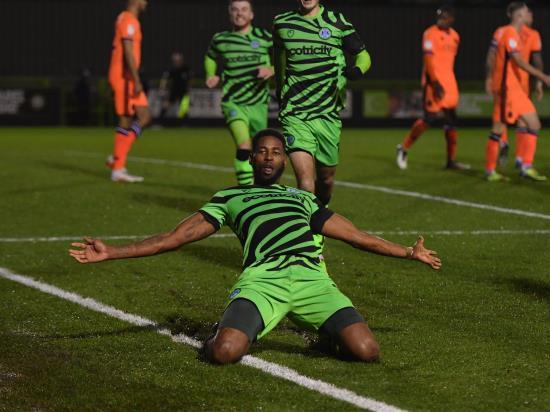 Jamille Matt double helps 10-man Forest Green ease past struggling Colchester