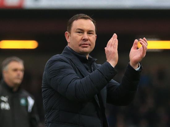 Derek Adams hails Morecambe’s victory over Carlisle with promotion push on track