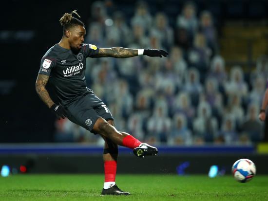 Ivan Toney on the spot to lift Brentford up to second