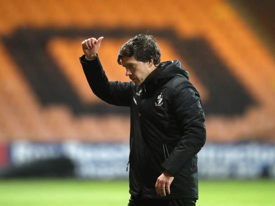 Darrell Clarke dedicates first win as Port Vale boss to his players