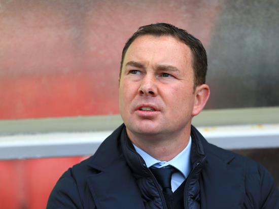 Morecambe boss Derek Adams says there is no pressure on his promotion chasers