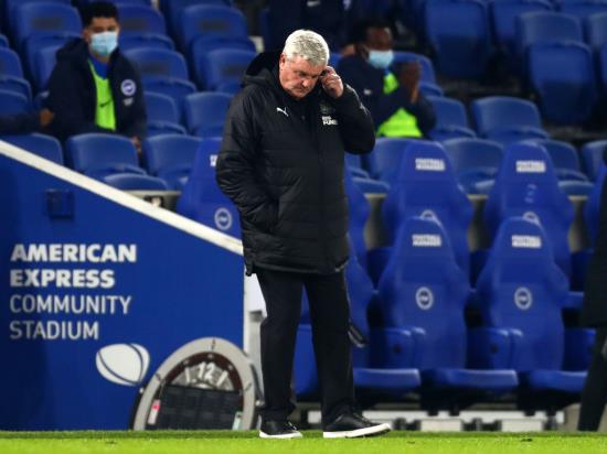 Steve Bruce insists he will not give up despite Newcastle’s defeat at Brighton