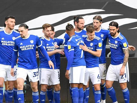 Aden Flint scores winner as Cardiff beat rivals Swansea to boost play-off hopes