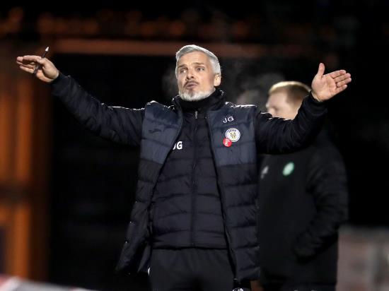 Jim Goodwin frustrated as late goal costs St Mirren a place in top six