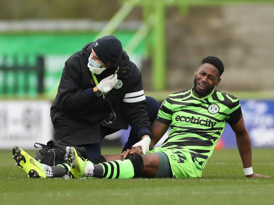 Forest Green striker Jamille Matt out for season with serious hand injury