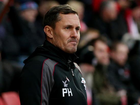 Grimsby boss Paul Hurst rues a missed chance as the Mariners are held by Walsall
