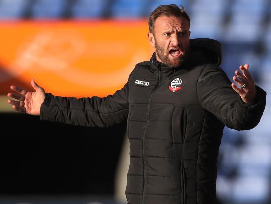 Ian Evatt rails at disallowed goal as Bolton draw blank against lowly Colchester