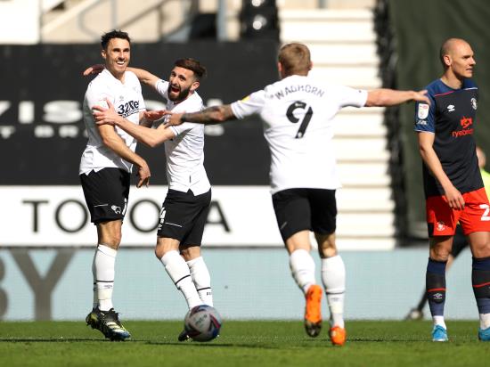 Derby boost survival hopes after ending winless run with Luton victory