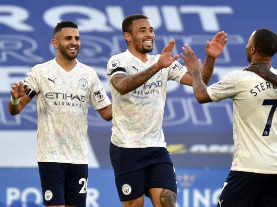 Birthday boy Gabriel Jesus on target as leaders Man City ease past Leicester