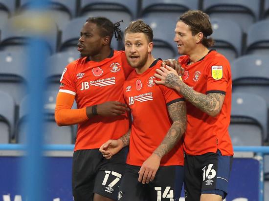 Luton net three goals in final 10 minutes to claim comeback win at lowly Wycombe