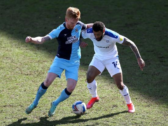 Scunthorpe dash Tranmere’s promotion hopes with goalless draw
