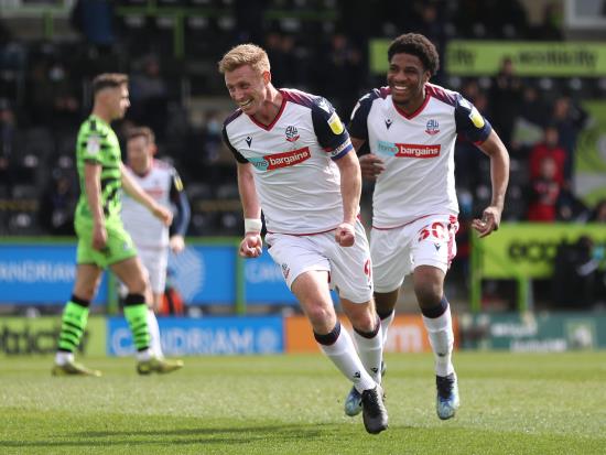 Eoin Doyle gets Bolton’s promotion charge back on track