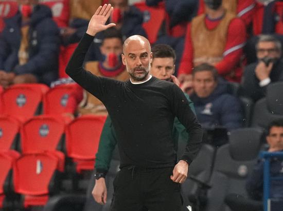 Pep Guardiola warns Man City the job is only half done against Paris St Germain