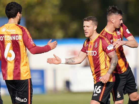 Bradford could welcome back Ollie Crankshaw and Billy Clarke to face Scunthorpe