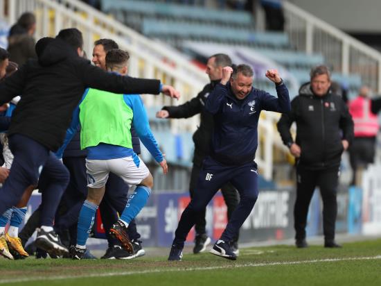 Darren Ferguson celebrates ‘best promotion’ after Peterborough snatch late draw