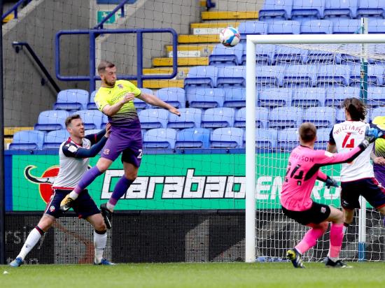 Exeter snatch stoppage-time winner as Bolton’s promotion push is put on hold