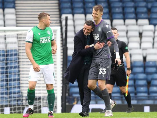 Jack Ross proud of Hibernian character in semi-final victory over Dundee United