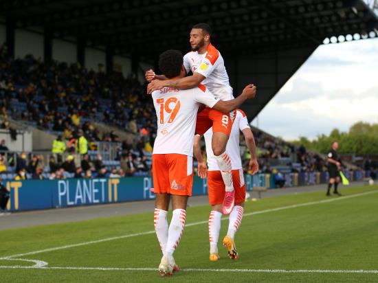 Blackpool take big step towards play-off final with win at Oxford