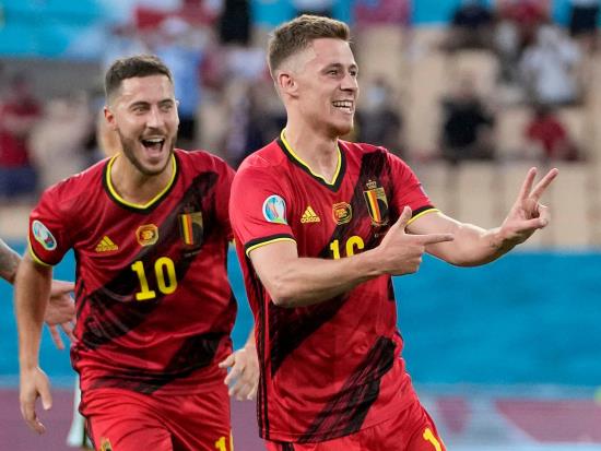 Holders Portugal knocked out of Euro 2020 as Thorgan Hazard puts Belgium through
