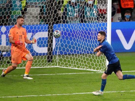 Italy keep their cool to defeat Spain on penalties and reach Euro 2020 final