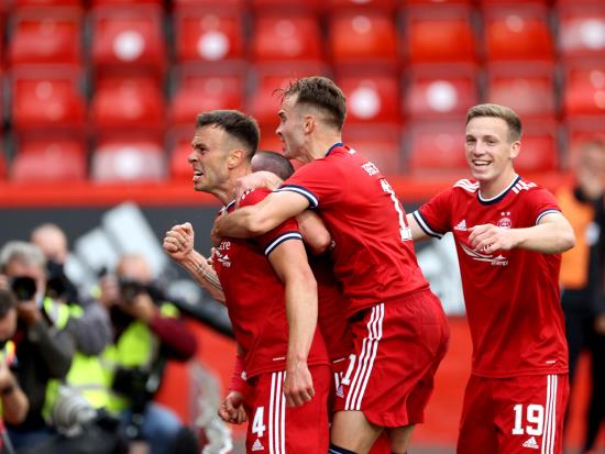 Stephen Glass feels return of supporters helped Aberdeen ease to victory
