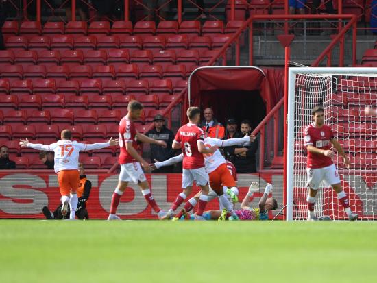 Shayne Lavery snatches point for Blackpool at Bristol City with late leveller