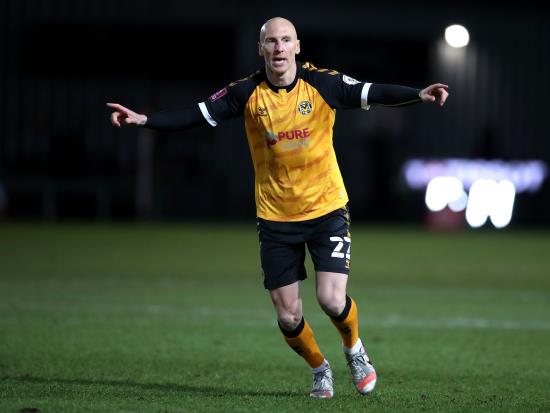 Kevin Ellison seals late win for Newport against Oldham