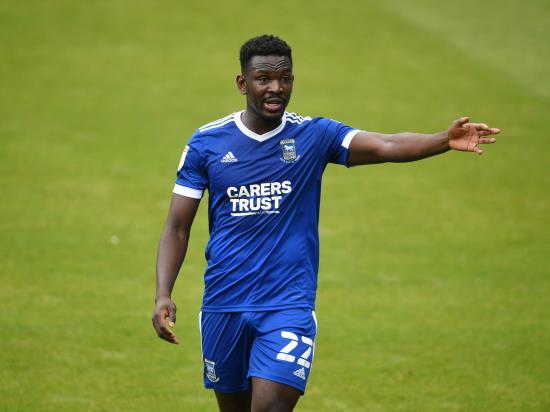 Toto Nsiala set to miss Ipswich’s cup clash with Newport